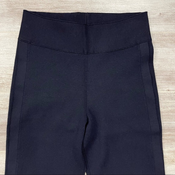 Massimo Dutti Knit Pull-On Trousers Navy Blue Size XS - Picture 5 of 6